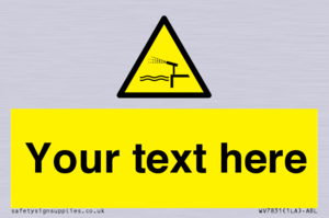 Custom warning water cannon